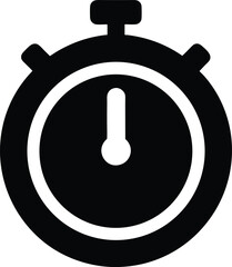 Stopwatch Timer Icon Vector Illustration