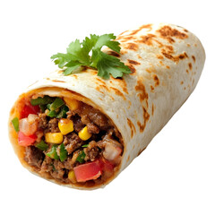 Delicious Beef Burrito Mexican Food Meal