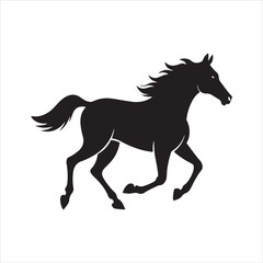 arabian horse Vector Art illustration