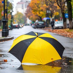 umbrella in the rain