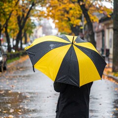 woman with umbrella