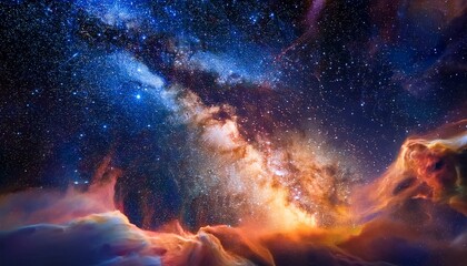 Fototapeta premium nebula space photo