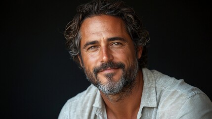Obraz premium Smiling man portrait