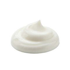 Swirl of white cream dollop