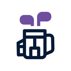 golf bag duotone icon. Sleek and modern vector icon for websites, mobile apps, marketing materials, and corporate design. Fully scalable and ready to use.