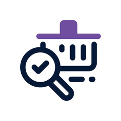 search sale duotone icon. Sleek and modern vector icon for websites, mobile apps, marketing materials, and corporate design. Fully scalable and ready to use.