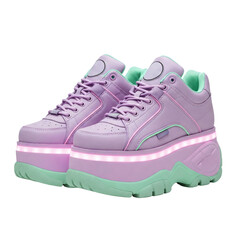 Pastel chunky platform sneakers