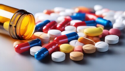 prescription antibiotic drug medication pills and capsules