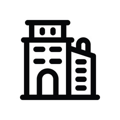 building line icon. Clean and minimalist vector icon for websites, mobile apps, presentations, and logos. Fully scalable and customizable for any project.