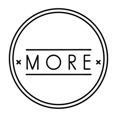  Vector Icon of a Three Dot Menu Labeled More Illustration Isolated on White Background, Three Dot Menu Icon Vector, More Options Symbol, Minimal UI Icon