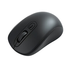 Wireless mouse isolated on transparent background