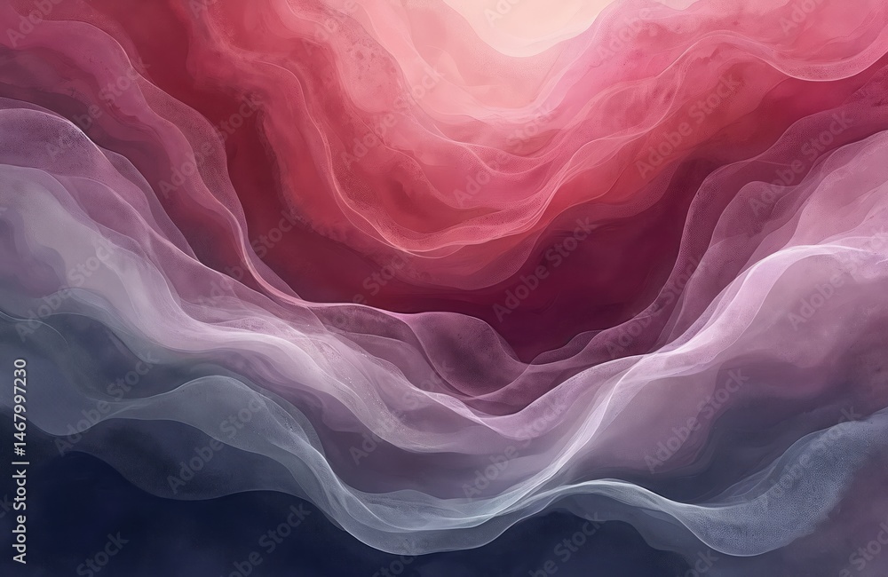 Poster abstract colorful background design. gradient pattern with smooth curves, waves. artistic template f