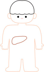 우리 몸 장기 퍼즐 일러스트