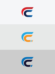 Letter CC Logo Design Modern Elegant Creative Vector Template.