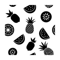 Seamless Vector Pattern on White Background Repeating Design for Print & Digital Projects

