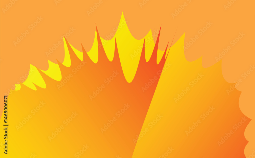 Poster abstract vector background with yellow gradient, shapes, and texture. ideal for banners, posters, br