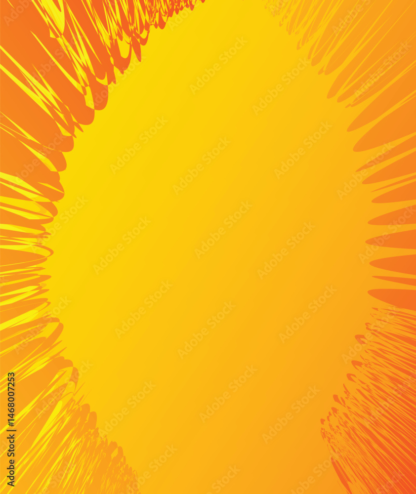Poster abstract vector background with yellow gradient, shapes, and texture. ideal for banners, posters, br