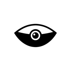 eyepatch icon on white background  .svg