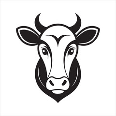 holstein-friesian cow Vector Art illustration