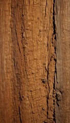 Obraz premium Close-up of rough, weathered wood grain, showing deep texture and natural color variations , weathered, beige, organic texture