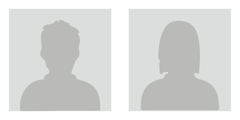 avatar icon. profile icons set. male and female avatars vector icon set illustration isolated on white background.