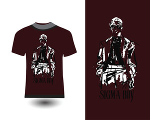 Print Ready Custom Graphic T-shirt design templat