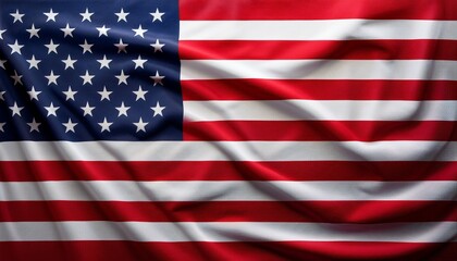 Obraz premium simple illustration of the united states flag