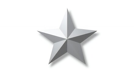 Obraz premium Light gray star design graphic element