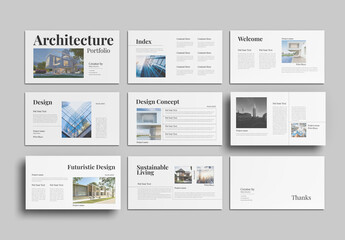 Architecture Portfolio Presentation Design