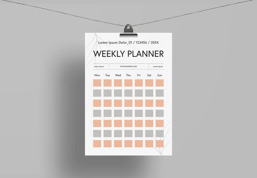 Weekly Planner Template