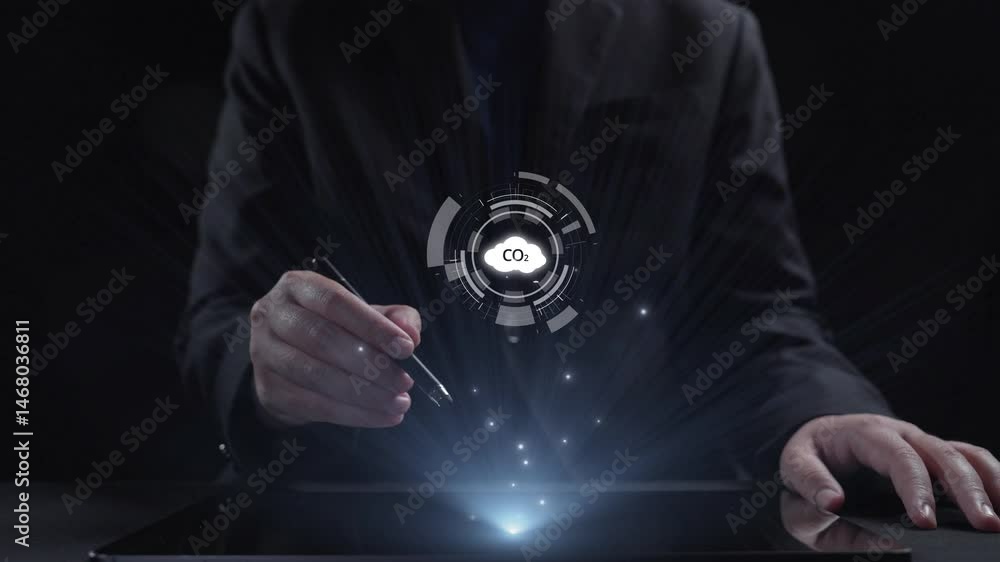 Aufkleber business person discover the future of cloud computing with latest insights and elevate business by 