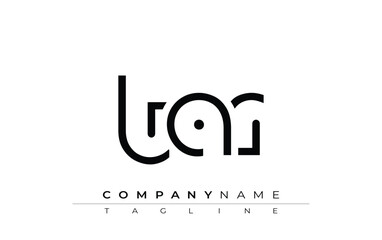 TAR abstract letter design. Modern Business Logo Design With Abstract Typography and Contemporary Style