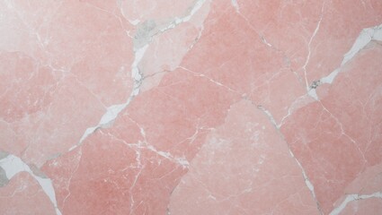 Close-up view of a pink stone surface with veining.
