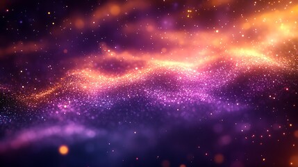 Naklejka premium Celestial Symphony A Mesmerizing Display of Nebulous Formations in Cosmic Dance of Light and Color