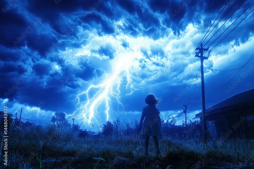 Aufkleber a character discovers they can harness the energy of lightning--but only during specific storms