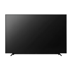 Modern Flat Screen Television Black Display Home Theater