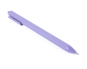 One stylish pen isolated on white. Office supply