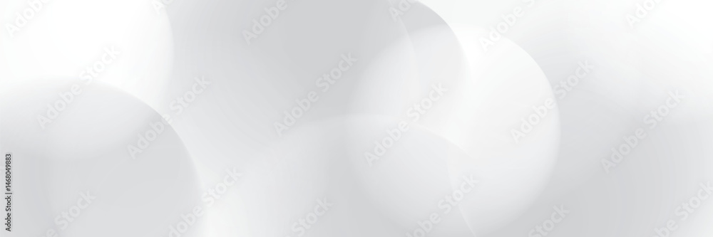 Poster 3d white abstract background overlap layer on bright space with cutout shape effect decoration. mode
