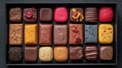 Exquisite assortment of artisanal chocolates