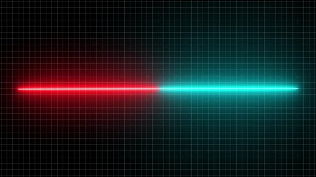 Emergency flashing lights night. Police flashing light, lights flashing in the dark, Optical Lens Flare Effect. 4K Royalty high-quality free footage of defocused,Emergency light with grid background. 