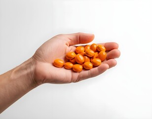 Handful of Orange Pills