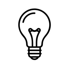 Icon of a Light Bulb