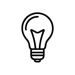 Icon of a Light Bulb