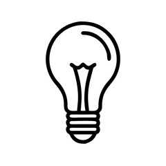 Icon of a Light Bulb