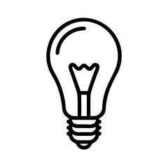 Icon of a Light Bulb