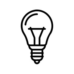 Obraz premium Icon of a Light Bulb