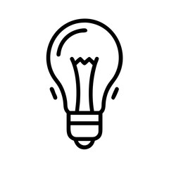 Icon of a Light Bulb