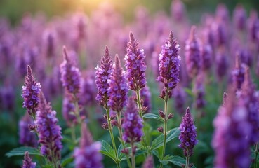 Obraz premium Beautiful field purple Verbena bonariensis flowers. Tall vibrant purpletop vervain, clustertop vervain blooms in the garden. Argentinian vervain plants in summer garden with green leaves.