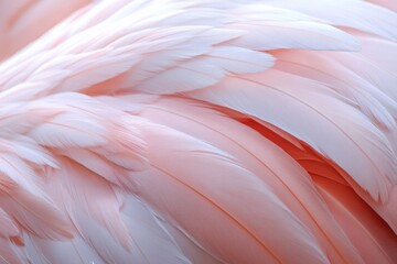 Delicate pink feathers capture the essence of grace and beauty in a tranquil setting