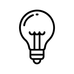 Icon of a Light Bulb